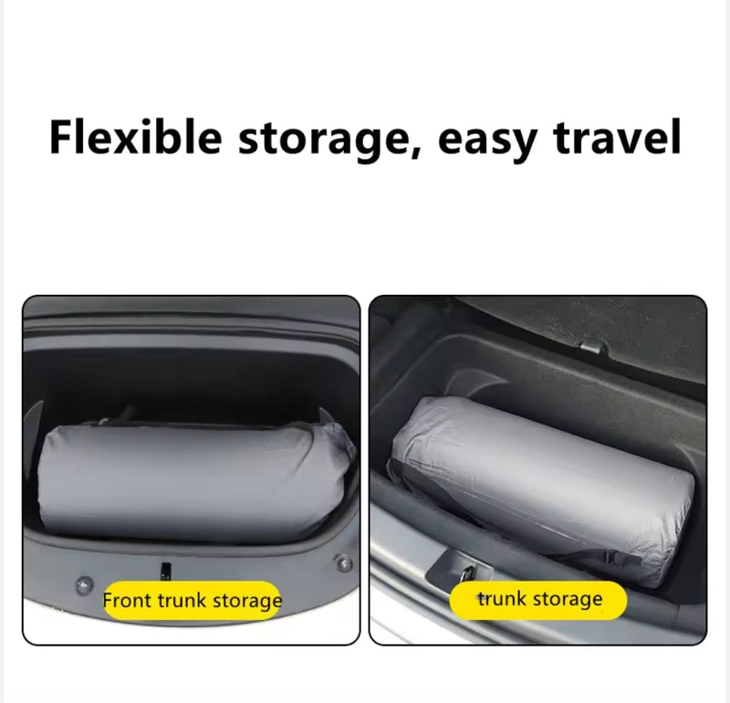 Inflatable Mattress for Tesla Model Y/3 with Headrest Support