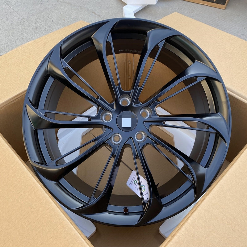 20-Inch Matte Black Forged Wheels for Tesla Model Y