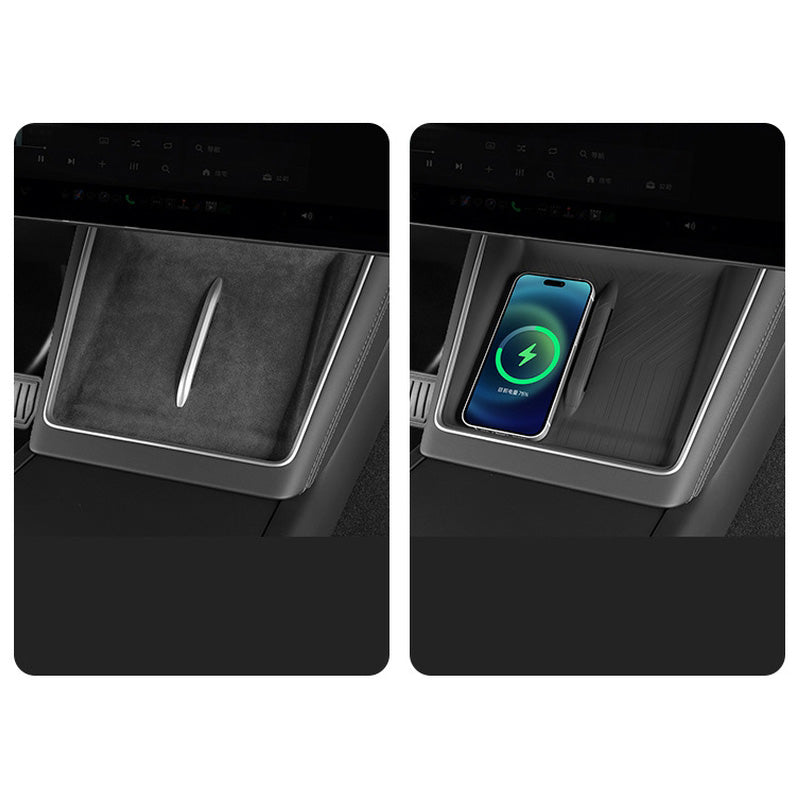Silicone Wireless Charger Pad for Tesla Model YL 2025
