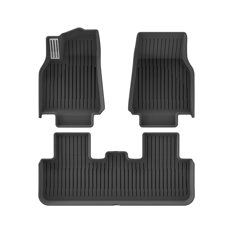 3D TPE Floor Mats 3-Pcs for Tesla Model Y 2019-2025