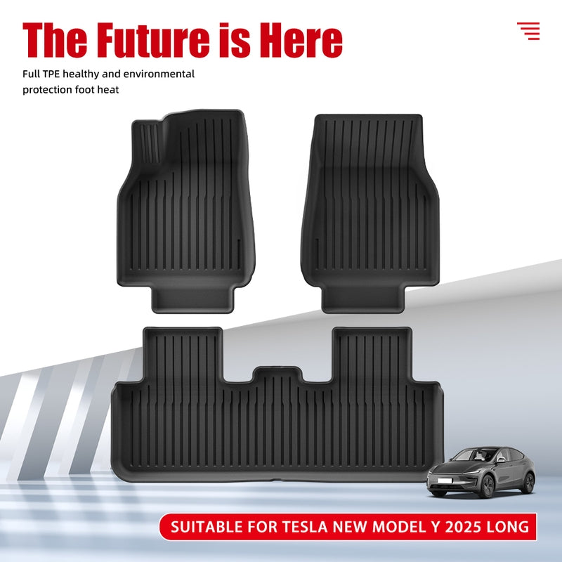 3D TPE Floor Liners for Tesla Model Y 2025 Launch