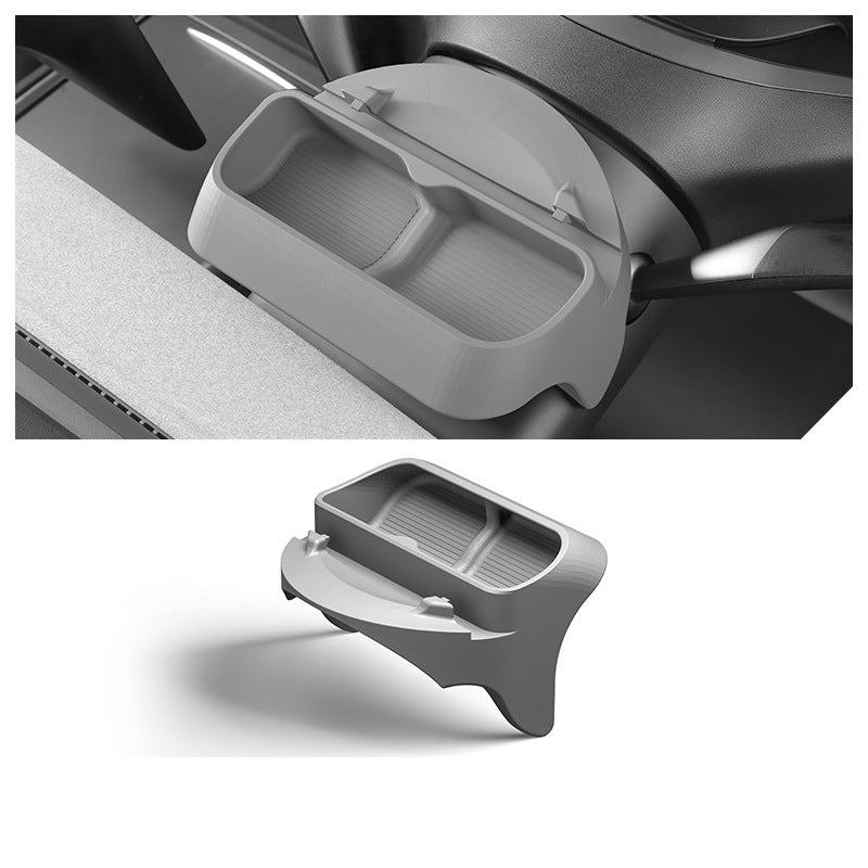 Silicone Steering Wheel Glasses Case for Tesla Model Y 2023