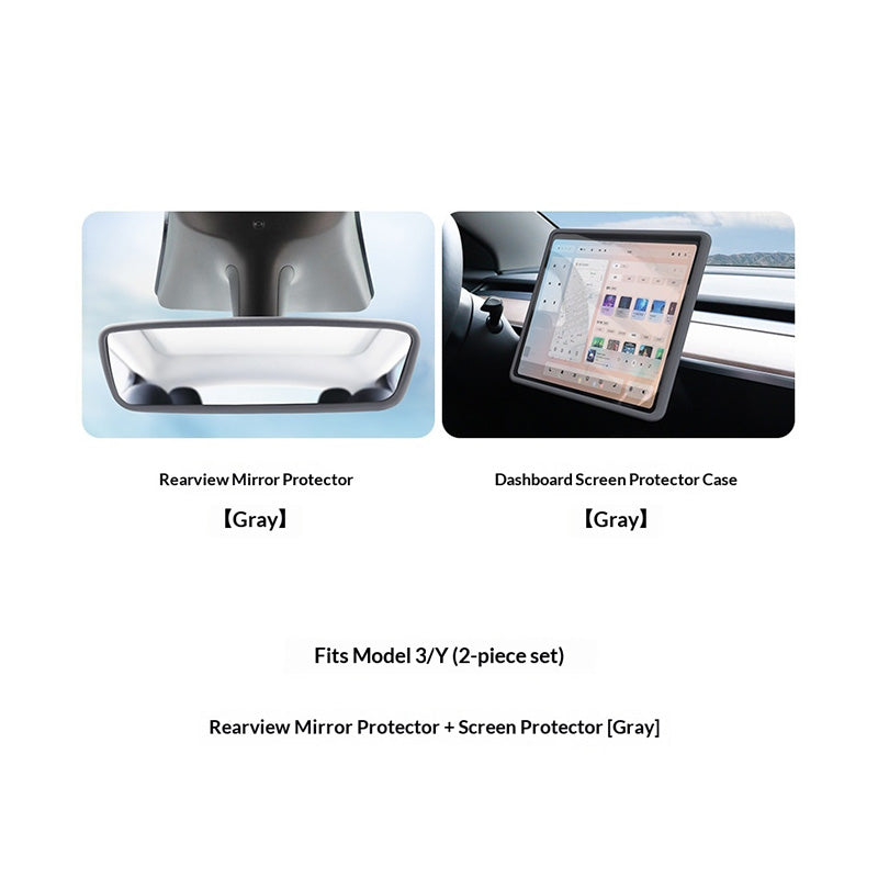 Silicone Soft Frame Screen Cover for Tesla Model 3/Y/YL
