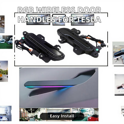 RGB Wireless Door Handle for Tesla Model 3/Y Smart Exterior