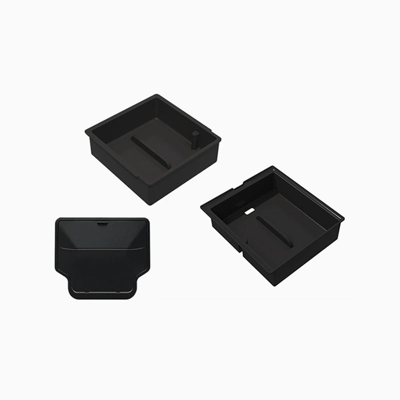 Double Layer Silent Storage Box for Tesla Model 3/Y Console