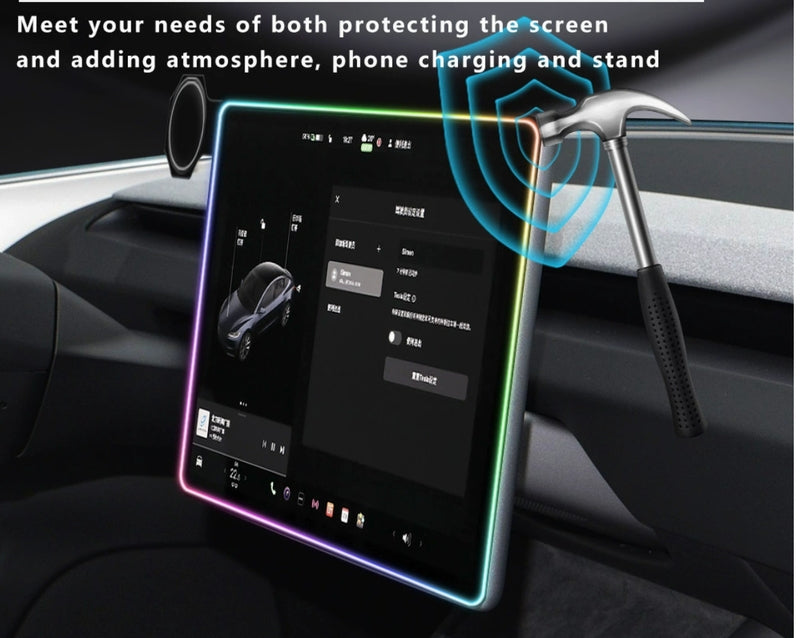 Screen Protection Strip for Tesla Model 3/Y with Ambient Light