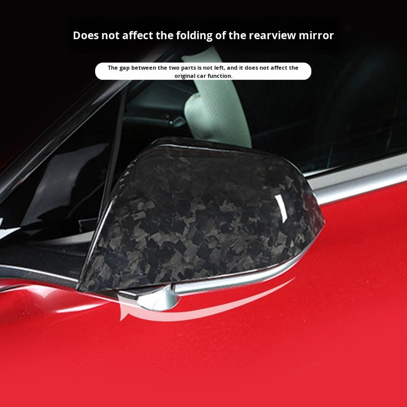 Carbon Fiber Rearview Mirror Housing for Tesla Model 3/Y