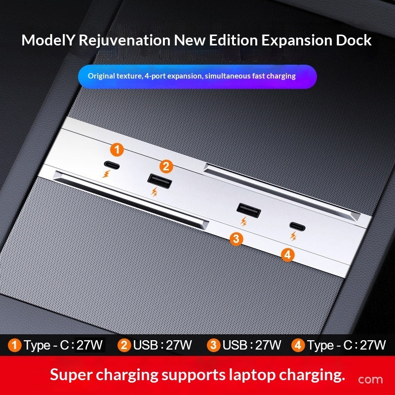 65W Docking Station Charger for Tesla Model 3/Y