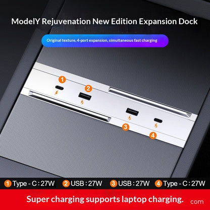 65W Docking Station Charger for Tesla Model 3/Y
