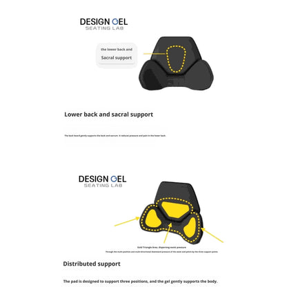 Gel Lumbar Support Cushion for Tesla Model 3/Y