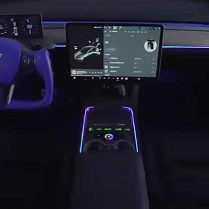 Laser Engraved Ambient Lighting for Tesla Model Y/3