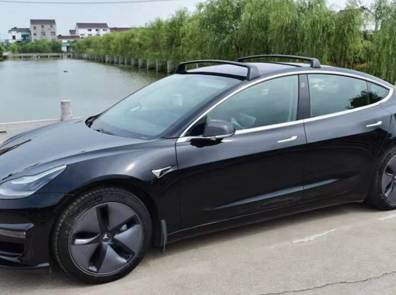 Aluminum Roof Rack Crossbars for Tesla Model 3/Y Juniper