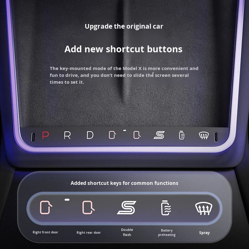 Wireless Charger Ambient Button for Tesla Model 3/Y Dock