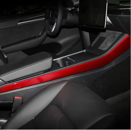 ABS Rear Center Console Side Trims for Tesla Model 3/Y Luxury