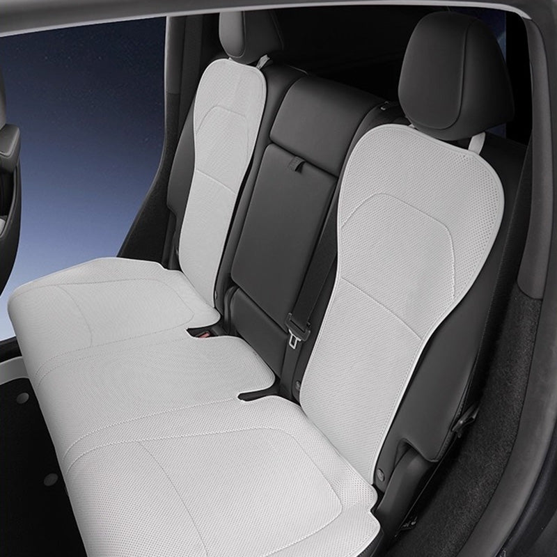 Half-Enclosed Leather Seat Cushion for Tesla Model 3/Y