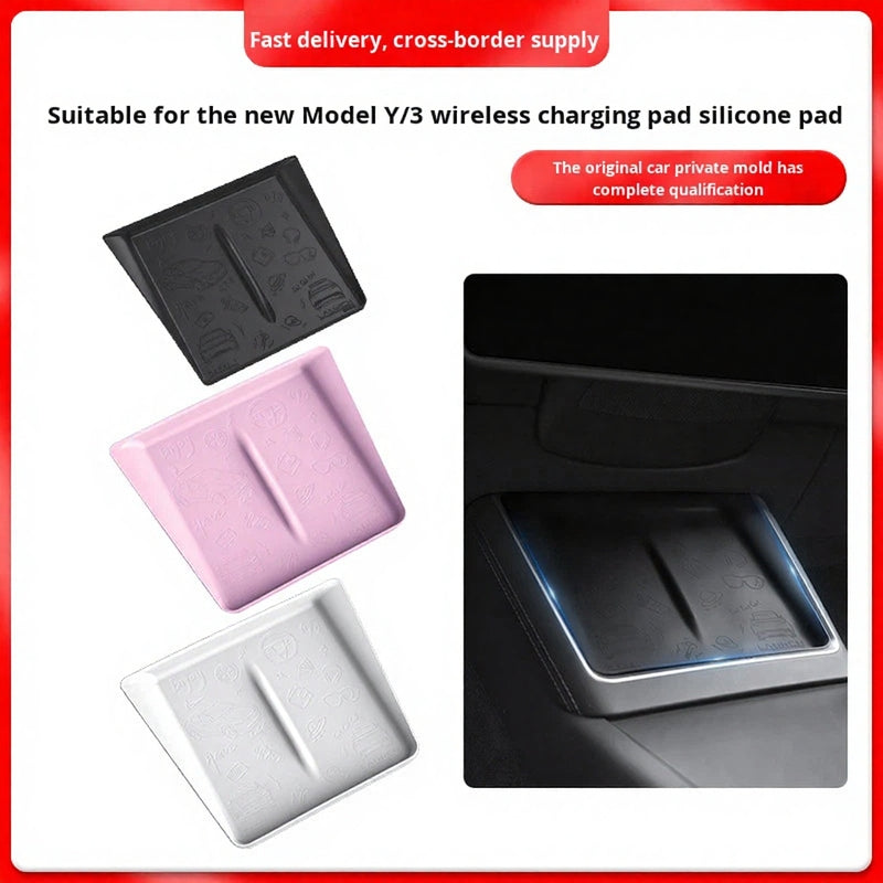 Wireless Charging Pad for Tesla Model 3/Y Center Console
