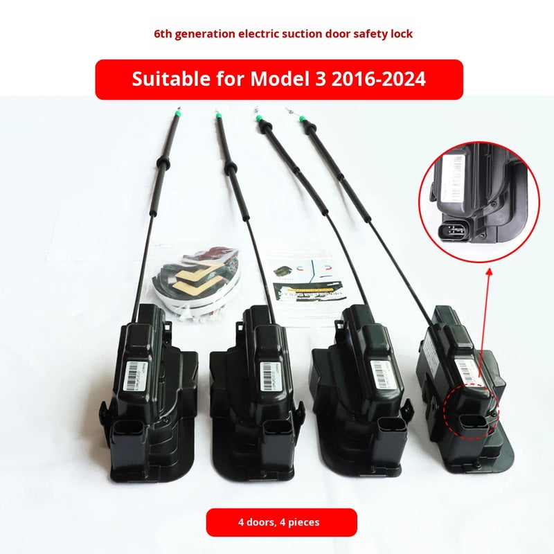 Electric Suction Door Lock for Tesla Model 3/Y Soft Close