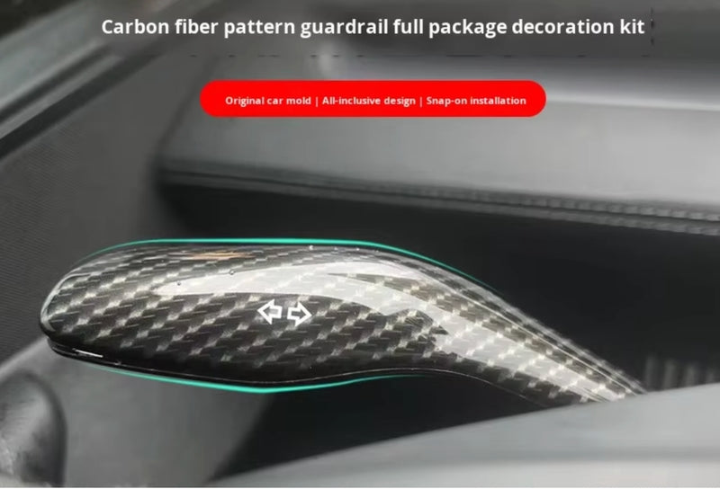 Carbon Fiber Shift Knob Cover for Tesla Model 3/Y
