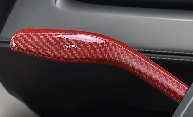 Carbon Fiber Shift Knob Cover for Tesla Model 3/Y