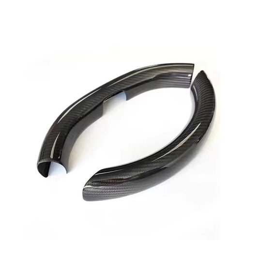 Carbon Fiber Steering Wheel Trim Set for Tesla Model 3/Y