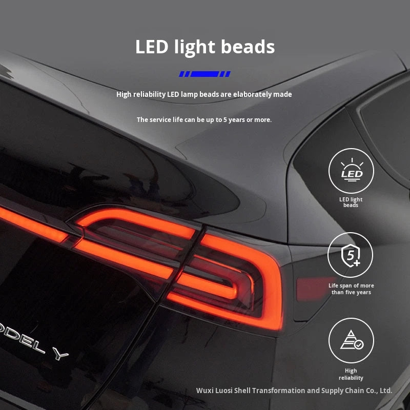 LED Flowing Tail Light for Tesla Model 3/Y Starlink Style