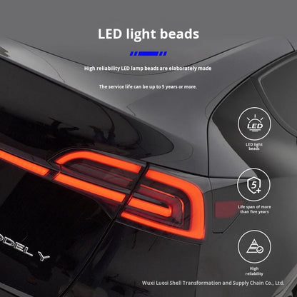 LED Flowing Tail Light for Tesla Model 3/Y Starlink Style