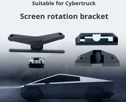 Black Rotating Screen Mount for Tesla Cybertruck