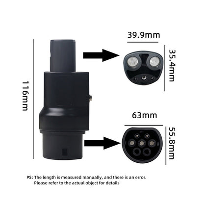 GB/T to Tesla EV Charging Plug Adapter