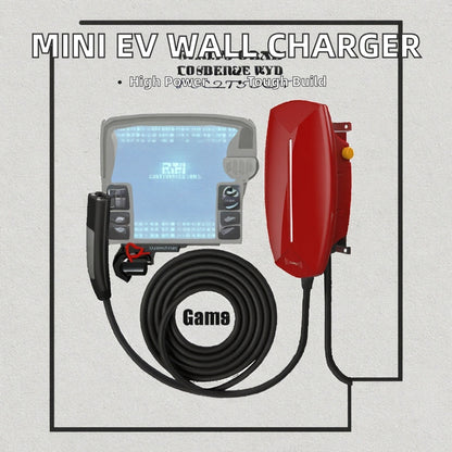 Mini Wallbox EV Charger 7-11kw 32A/40A/48A for Tesla Socket (UK)
