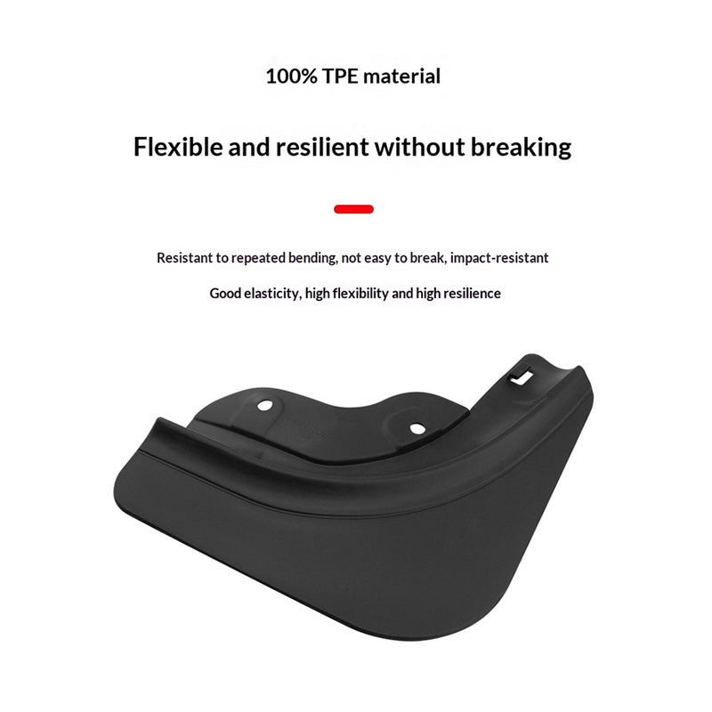 No-Drill Plastic Mudguards for Tesla Model Y