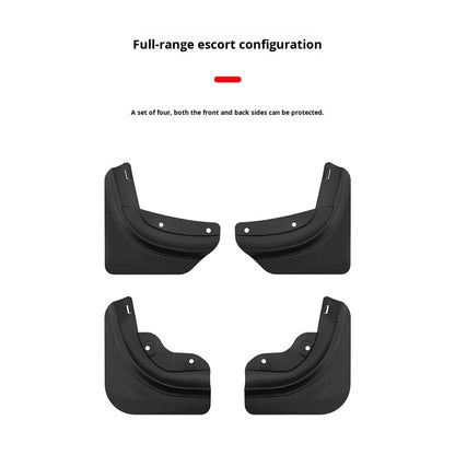No-Drill Plastic Mudguards for Tesla Model Y