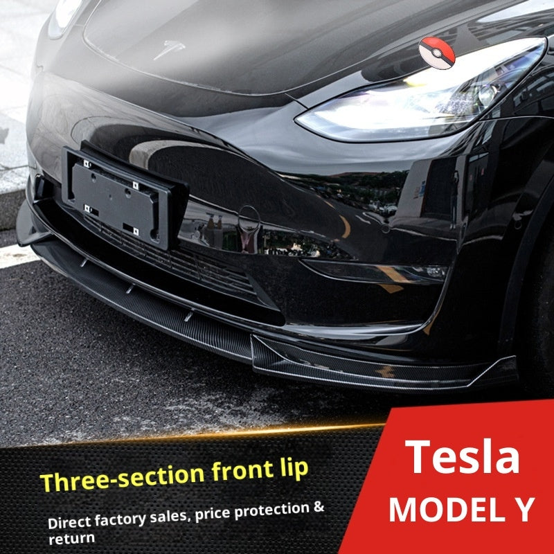 Front Lip Spoiler & Corner Protector Kit for Tesla Model Y