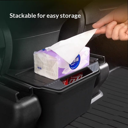 Rear Storage Box & Trash Can for Tesla Model Y Universal Fit