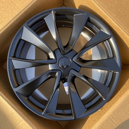 20-Inch Matte Black Forged Wheels for Tesla Model Y