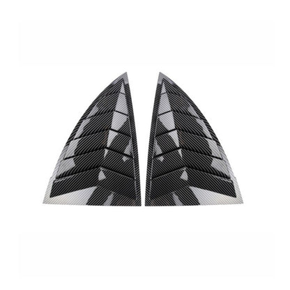 Carbon Fiber Louver Rear Window Set for Tesla Model Y