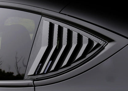 Carbon Fiber Louver Rear Window Set for Tesla Model Y