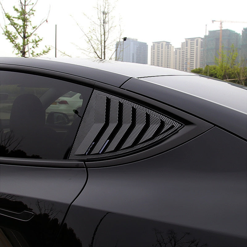 Carbon Fiber Louver Rear Window Set for Tesla Model Y