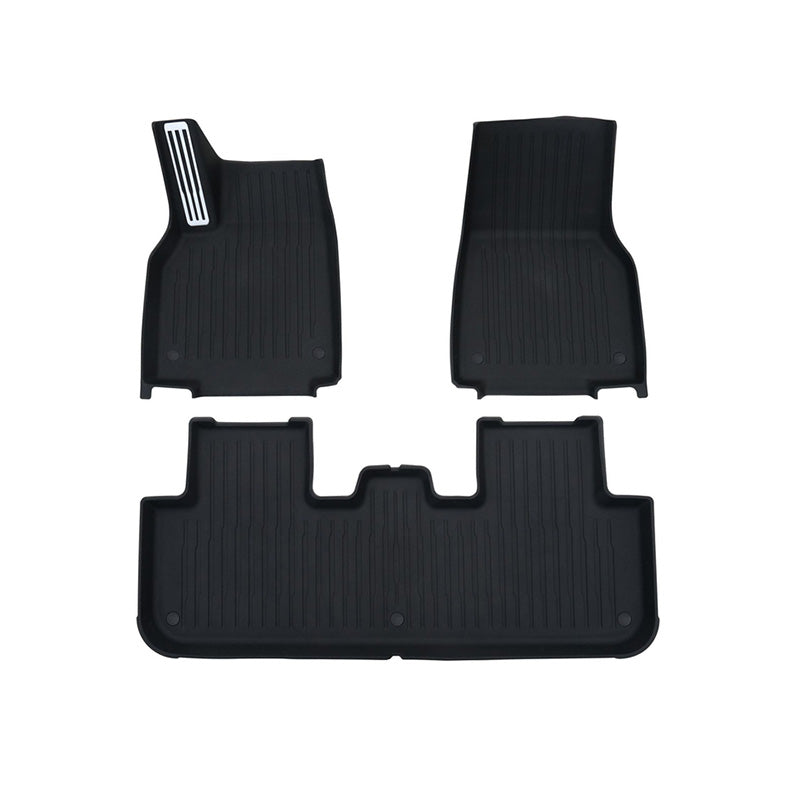 TPE Fully-Wrapped Double-Layer Floor Mats for Tesla Model Y 2025