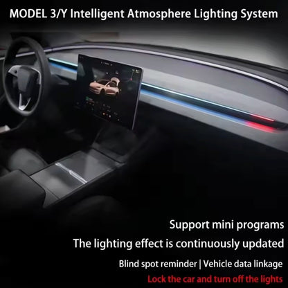 BSD Smart Ambient Light for 2025 Tesla Model Y Juniper Console