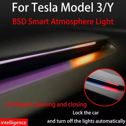 BSD Smart Ambient Light for 2025 Tesla Model Y Juniper Console