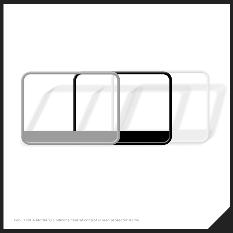 Silicone Screen Frame for Tesla Model 3/Y