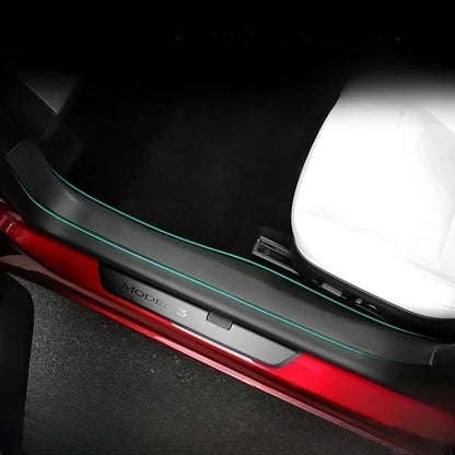3D TPE Rear Console Kick Mat for Tesla Model 3 2023