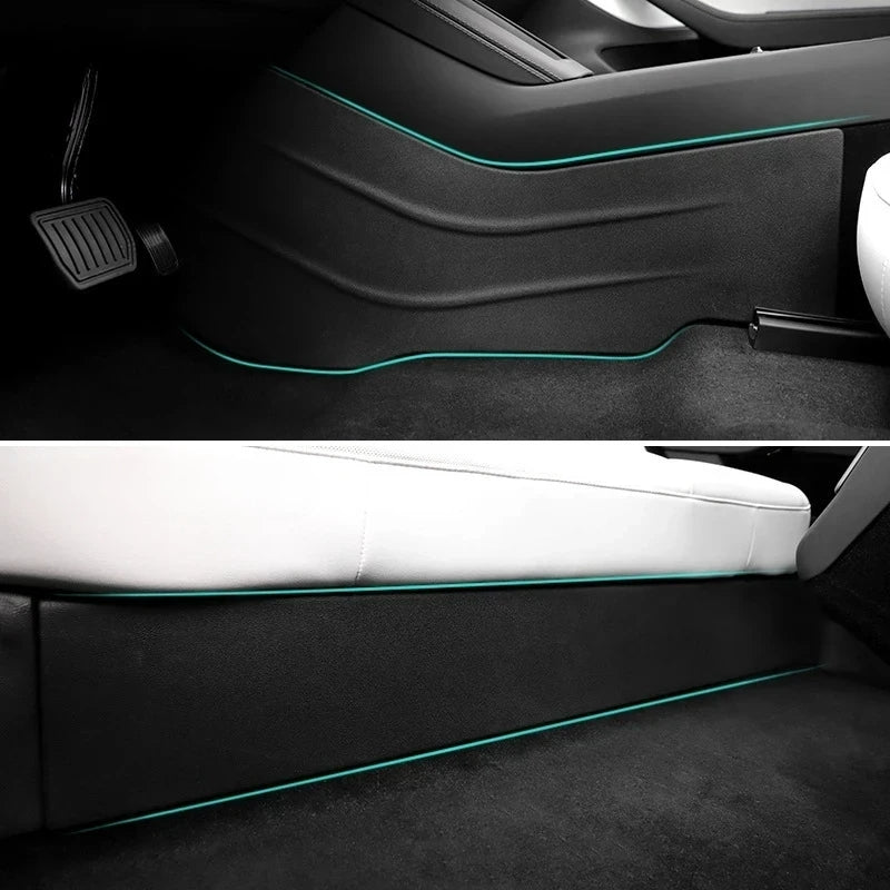 3D TPE Rear Console Kick Mat for Tesla Model 3 2023