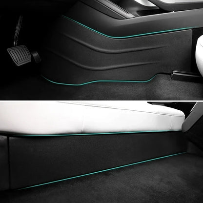 3D TPE Rear Console Kick Mat for Tesla Model 3 2023