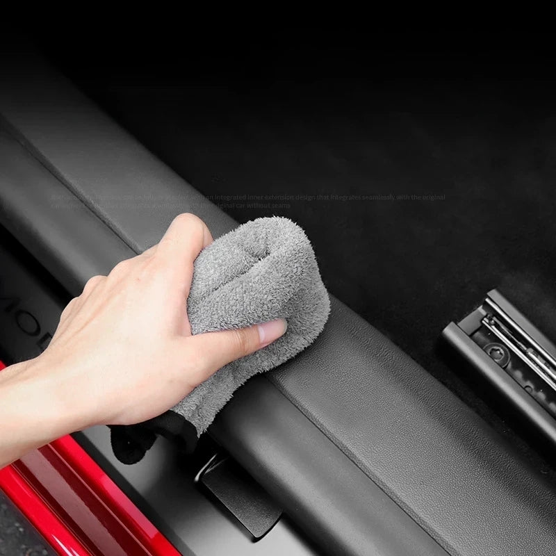 3D TPE Rear Console Kick Mat for Tesla Model 3 2023