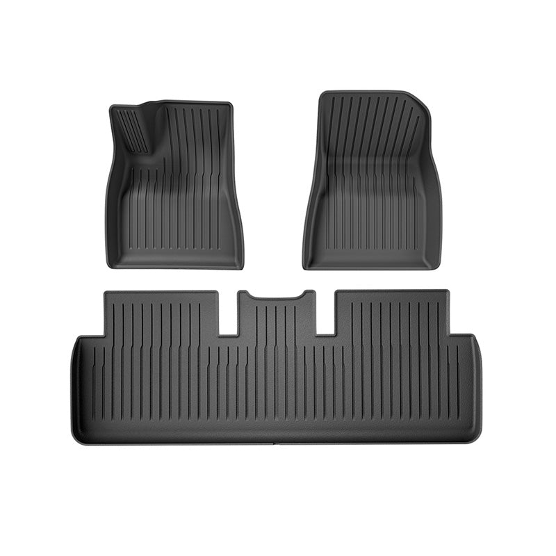 Injection-Molded Piano Stripe Floor Mats for Tesla Model 3