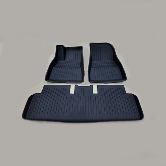 Piano Stripe 3D TPE Floor Mats for Tesla Model 3 2024