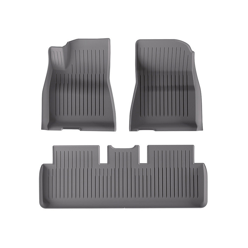 3D TPE Custom Floor Mats for Tesla Model 3 Grey