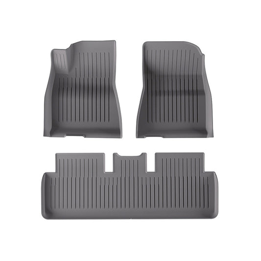 3D TPE Custom Floor Mats for Tesla Model 3 Grey