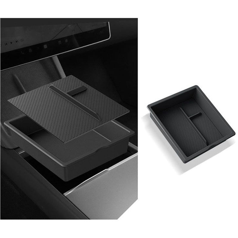 3D ABS Central Control Storage Box for Tesla Model 3